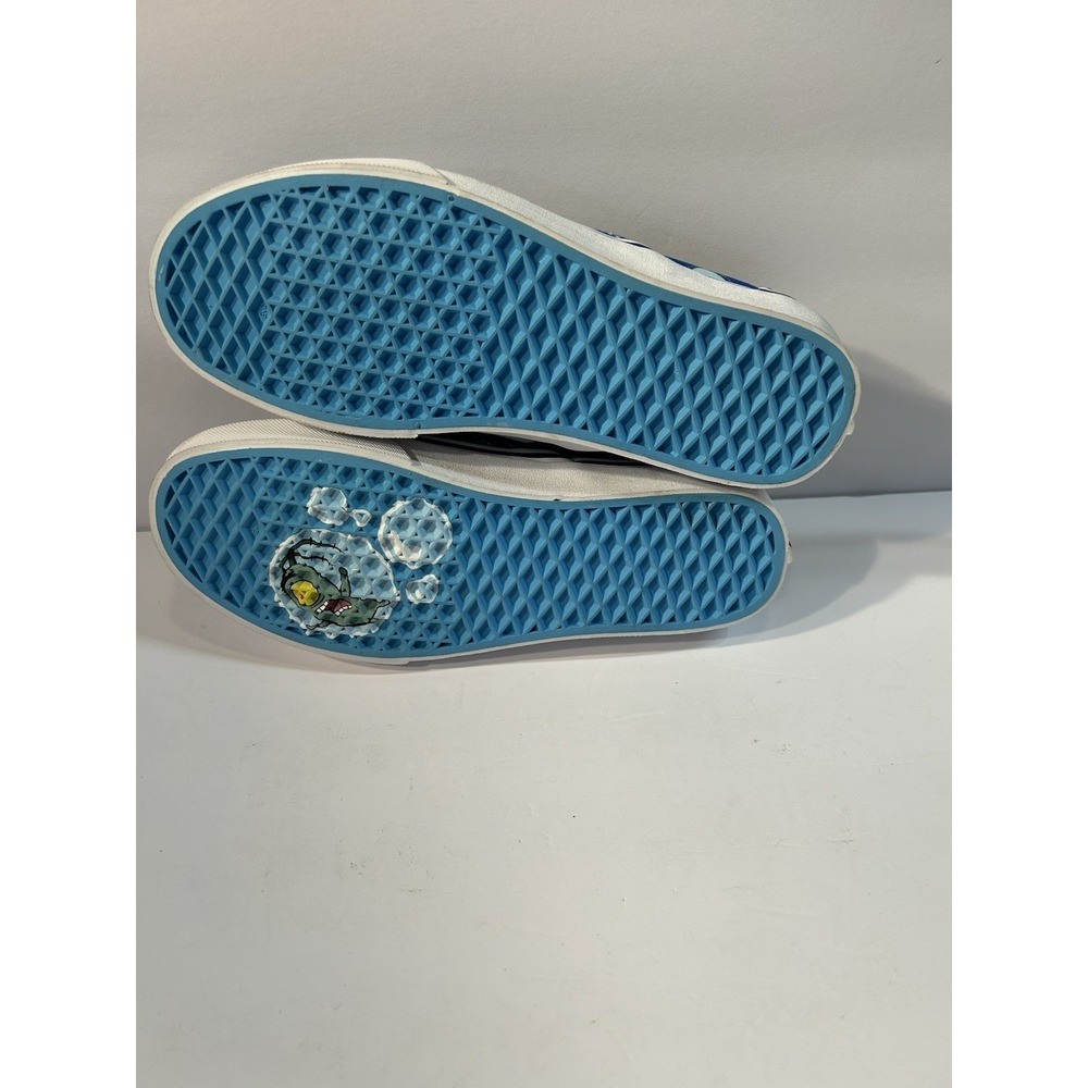 Vans SpongeBob SquarePants Slip On Shoes Men 7.5 Women 9 Blue Nickelodeon - Picture 8 of 8